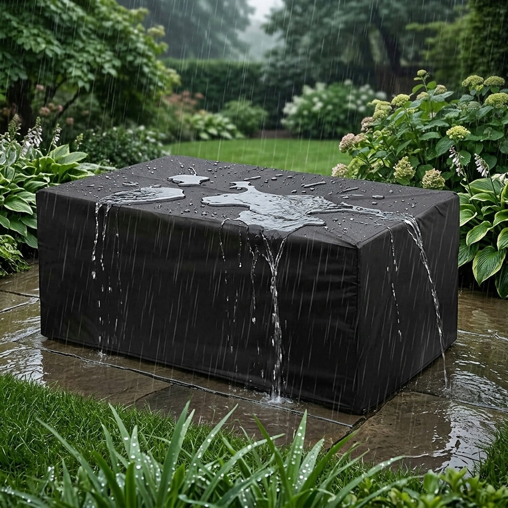 GARDEN FURNITURE COVER waterproof table 250x210x90 black strong oxford Manufacturer no brand