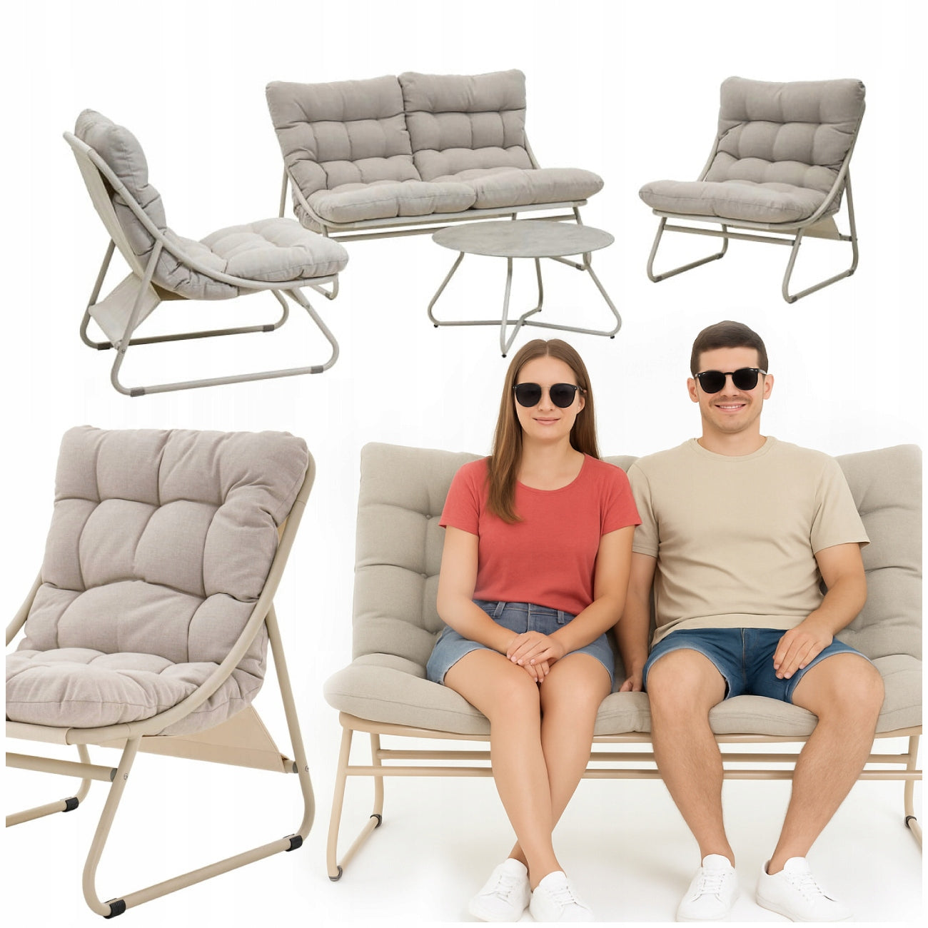 GARDEN FURNITURE FOR TERRACE GARDEN FURNITURE SET SOFA TABLE ARMCHAIRS SET