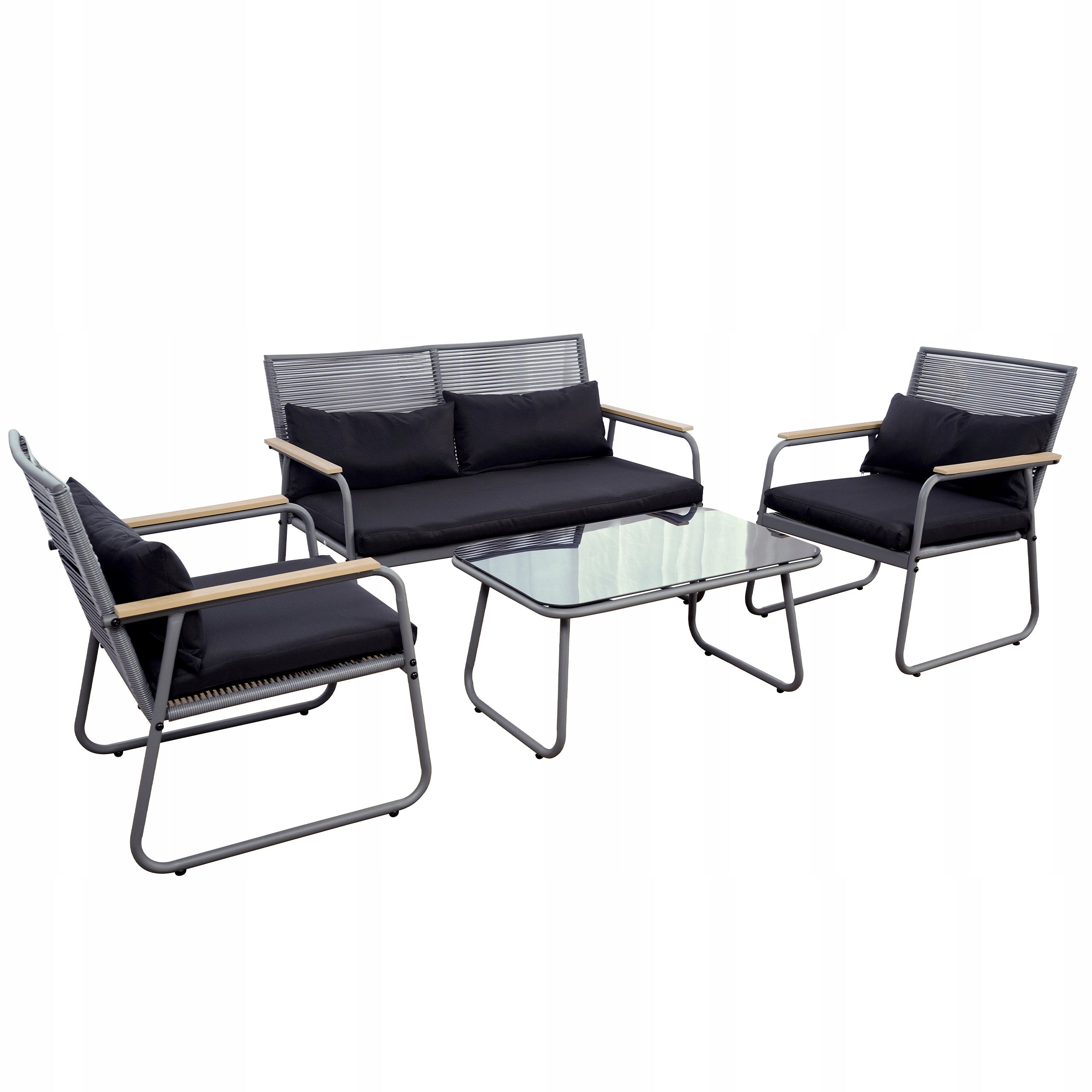 GARDEN FURNITURE SET CHAIRS SOFA TABLE FURNITURE SET WITH TECHNORATANE Manufacturer Nuforma