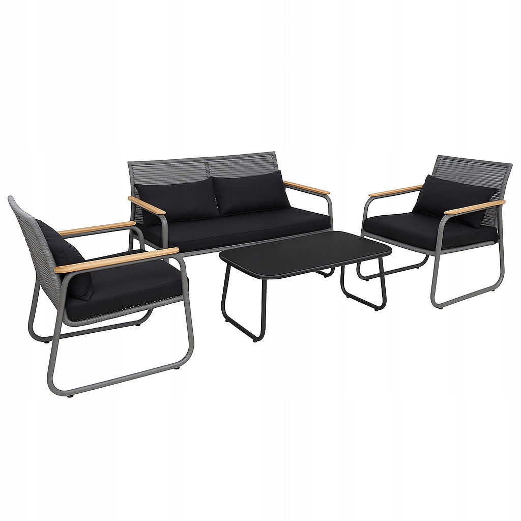 GARDEN FURNITURE SET CHAIRS SOFA TABLE FURNITURE SET WITH TECHNORATANE