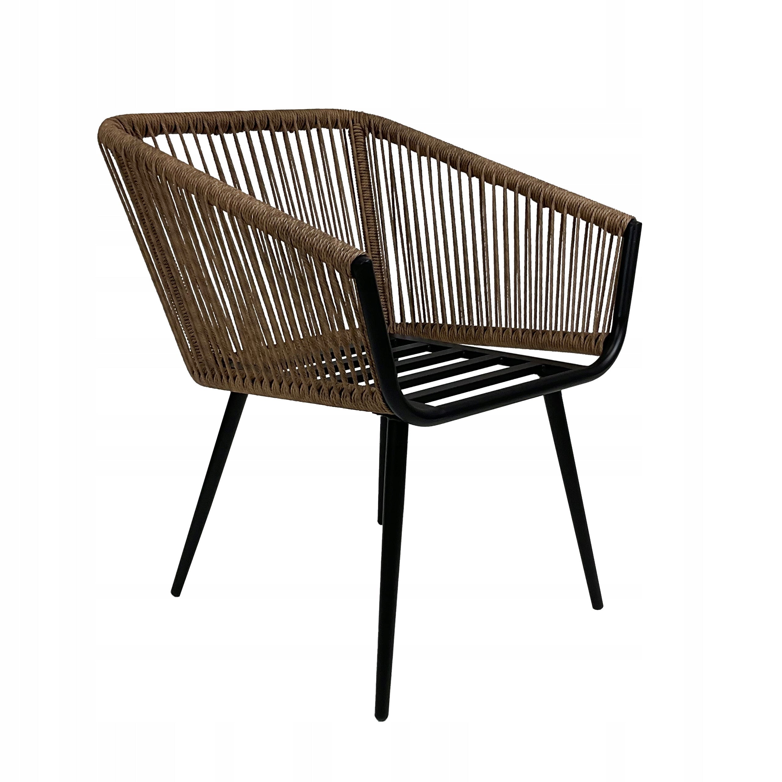 GARDEN FURNITURE SET FOR BALCONY TERRACE FOR GARDEN MARSEILLE BROWN Set contents armchair end table
