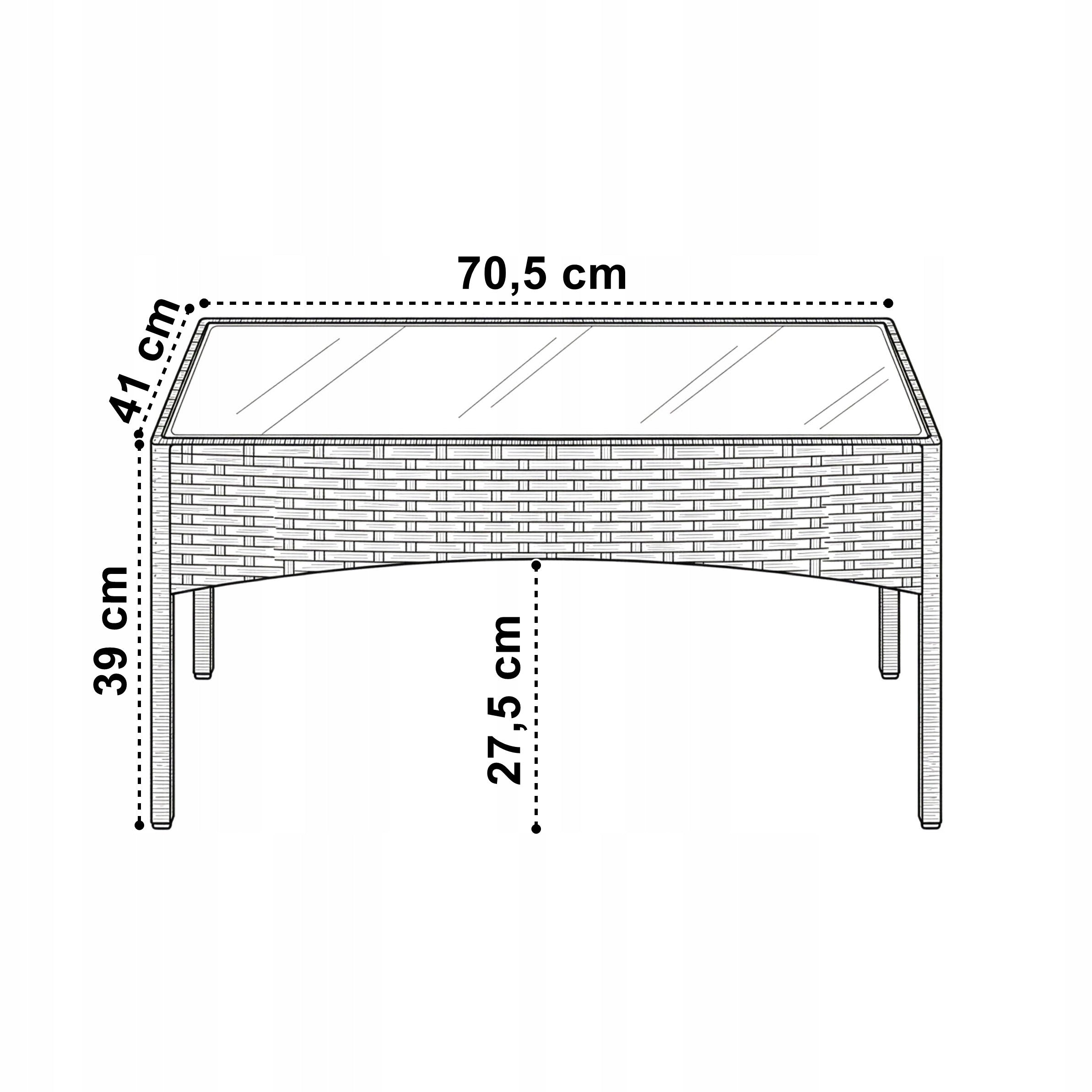 GARDEN FURNITURE SET GARDEN FURNITURE FOR TERRACE BALCONY SET TABLE ARMCHAIRS Color black