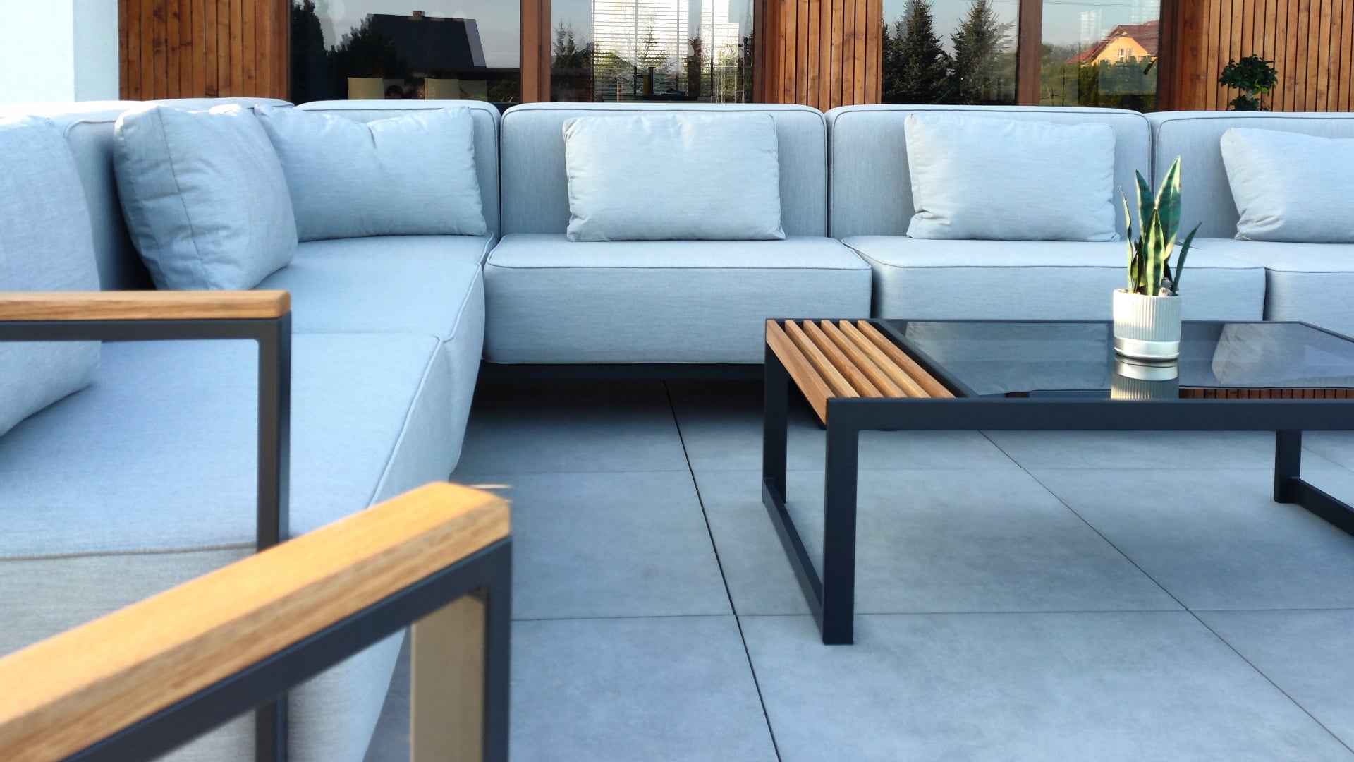 GARDEN FURNITURE SET MADERA GREY - MAY PRICE ! Color gray