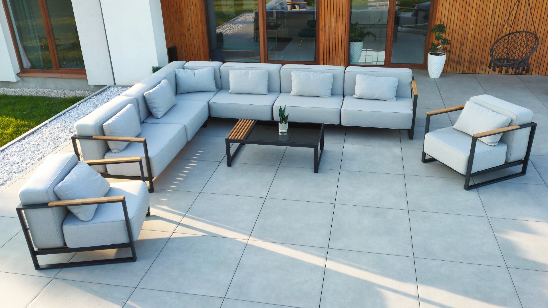 GARDEN FURNITURE SET MADERA GREY - MAY PRICE ! Manufacturer DMS-GARDEN