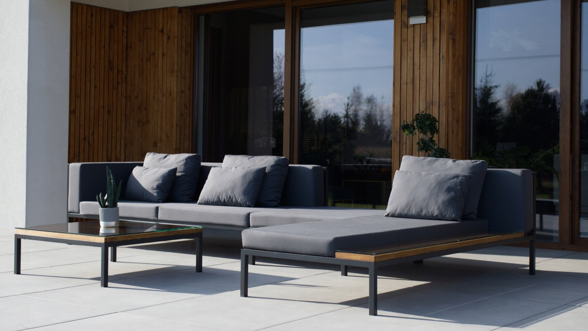 GARDEN FURNITURE SET MALAGA GRAPHITE - MAY PRICE ! Manufacturer DMS-GARDEN
