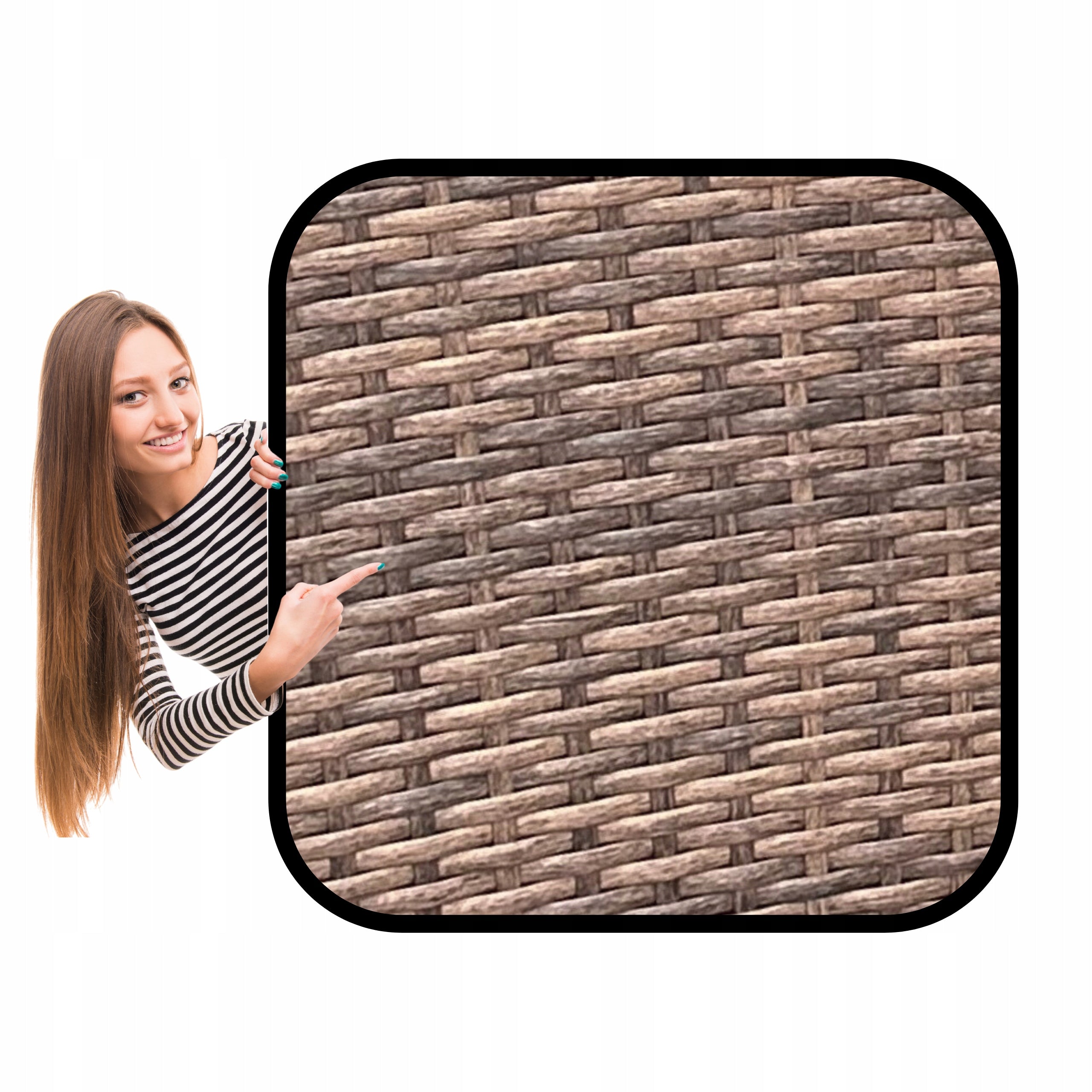 GARDEN FURNITURE SET NM-02 MTG GARDEN FURNITURE RATTAN BROWN LIGHT Main material synthetic rattan
