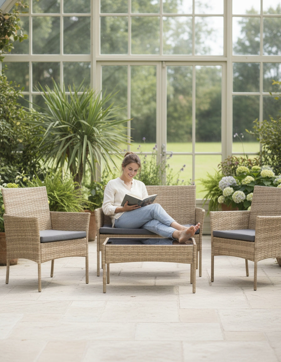 GARDEN FURNITURE SET SFS010 MTG GARDEN FURNITURE RATTAN NATURAL Number of items in the set 4