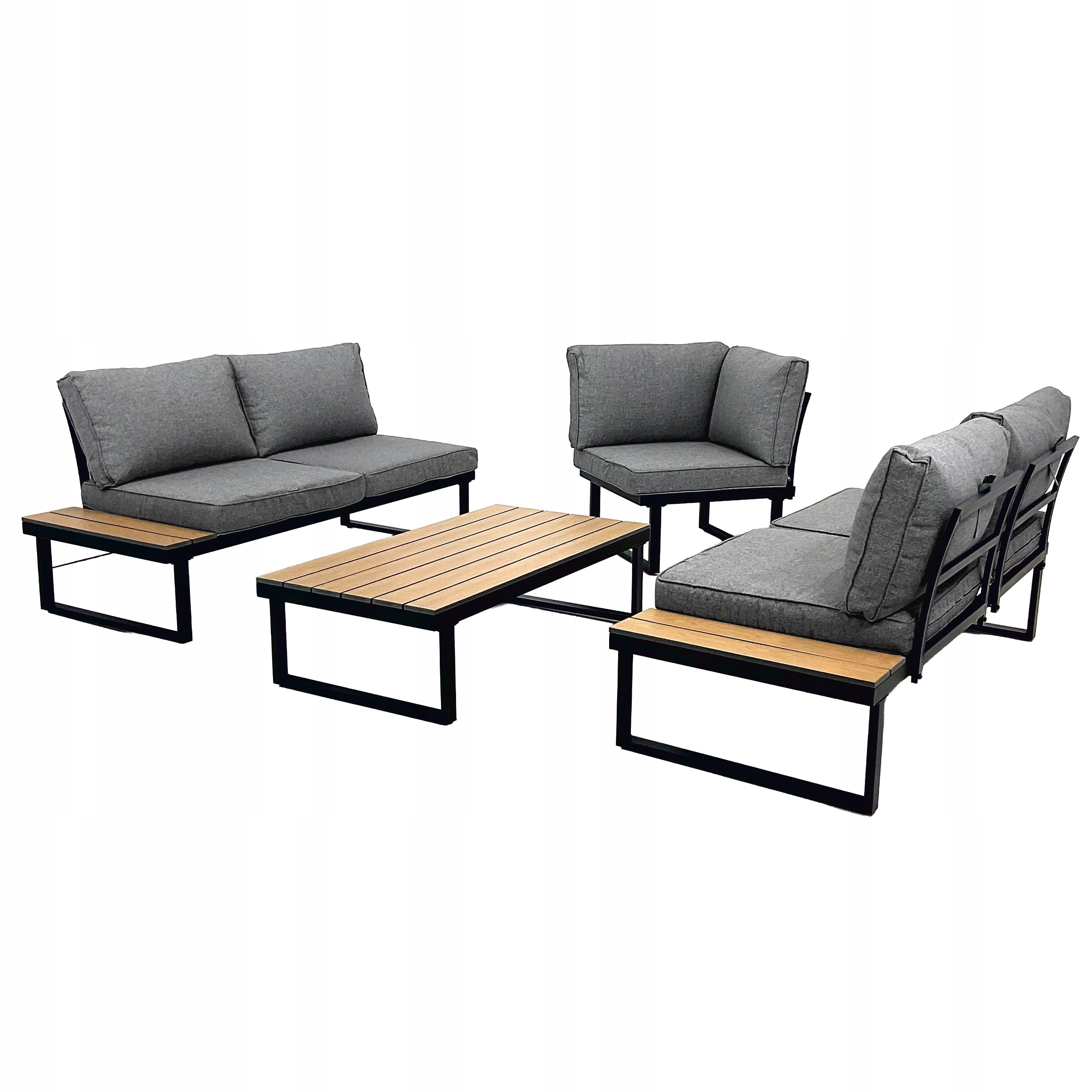 GARDEN FURNITURE SET TERRACE MODULAR CORNER TABLE VENTURA PRO C.GRAY