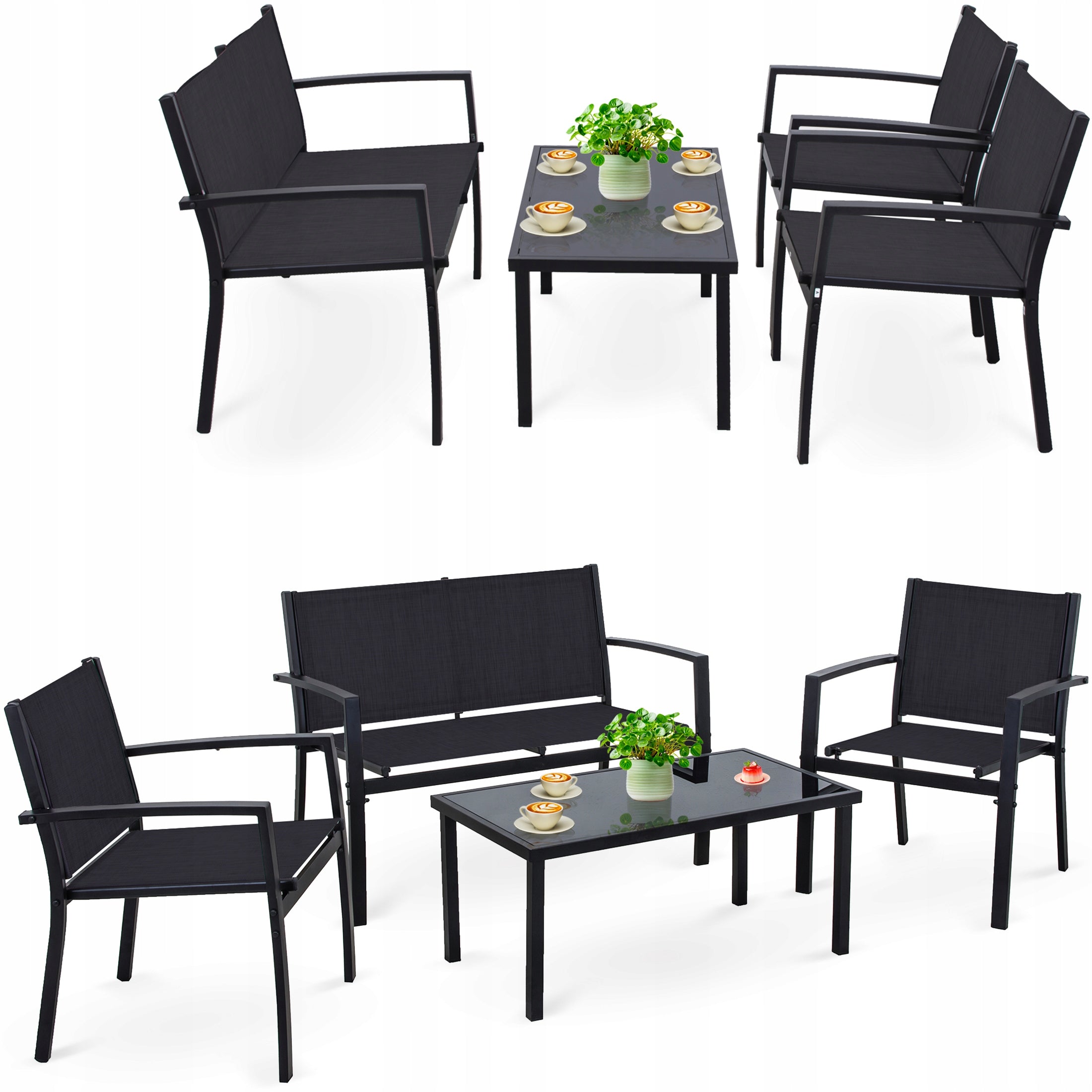 GARDEN FURNITURE SET set for terrace garden TABLE armchairs sofa