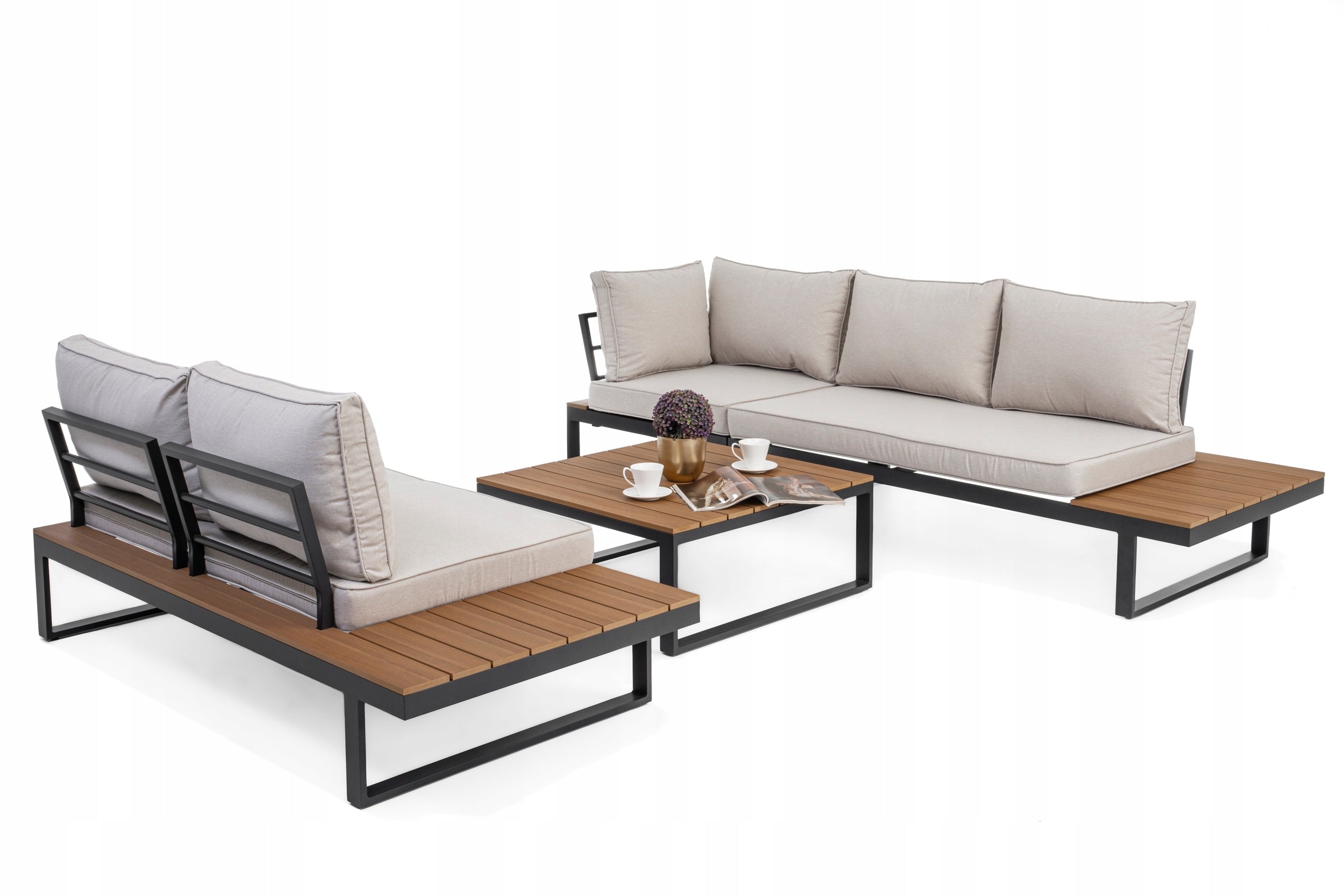 GARDEN FURNITURE TERRACE CORNER MODERN ALUMINUMLINE MALE BEIGE Manufacturer New Home