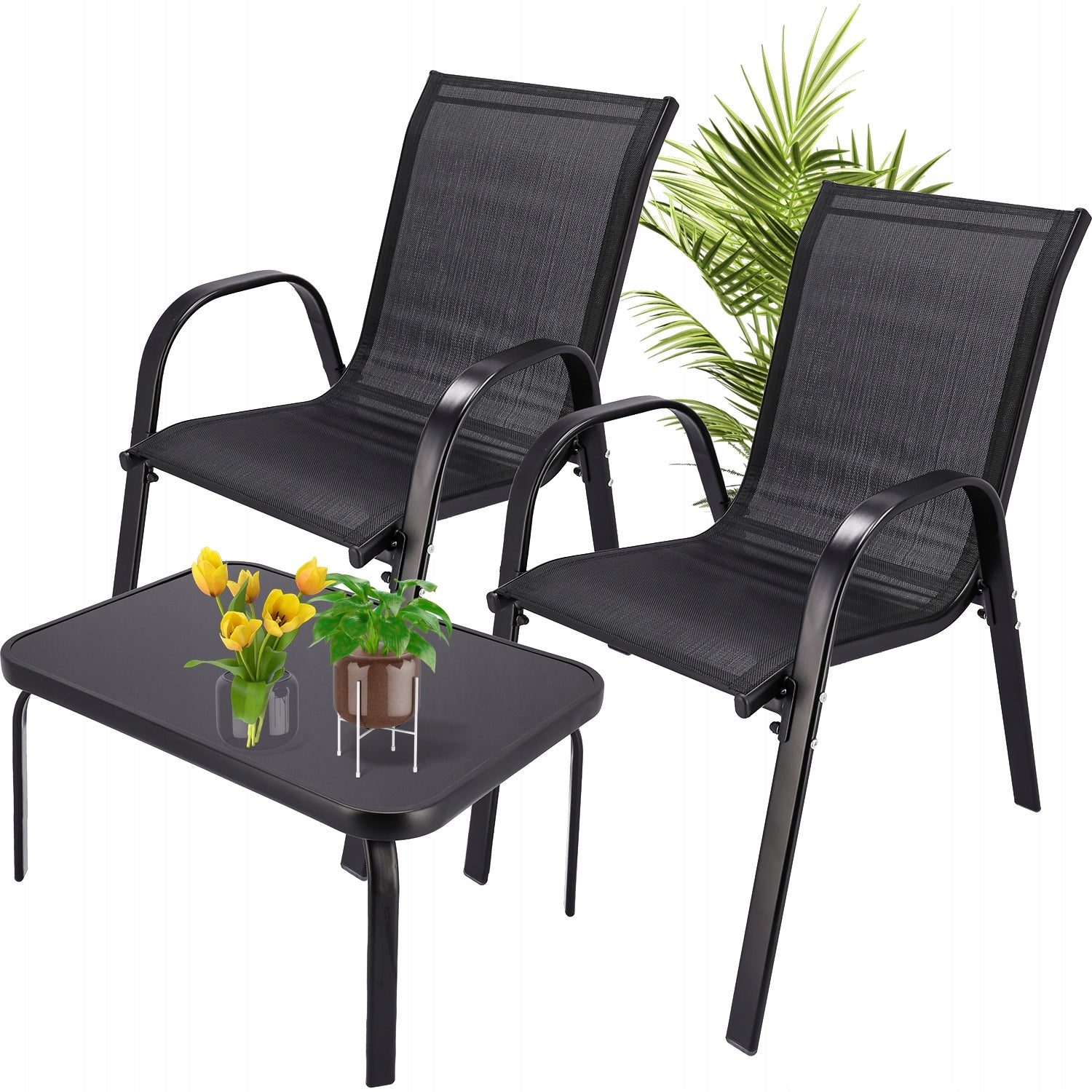 GARDEN FURNITURE terrace garden set coffee table chair set