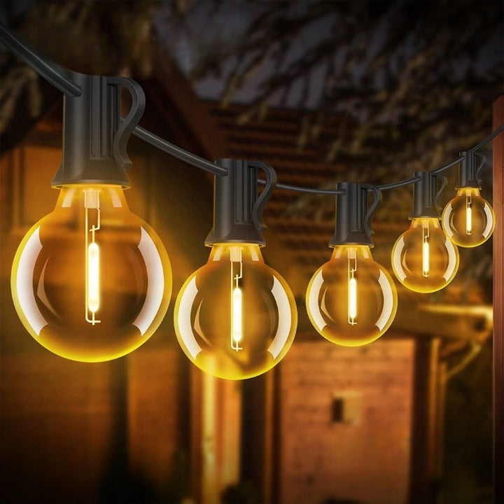 GARDEN GARLAND LIGHT 50LED Lights 26 METERS LIGHT GARLAND 50 Led Manufacturer code Lampki Ogrodowe Do Ogrodu 50led / 26m