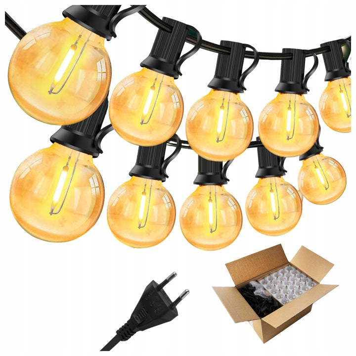 GARDEN GARLAND LIGHT 50LED Lights 26 METERS LIGHT GARLAND 50 Led