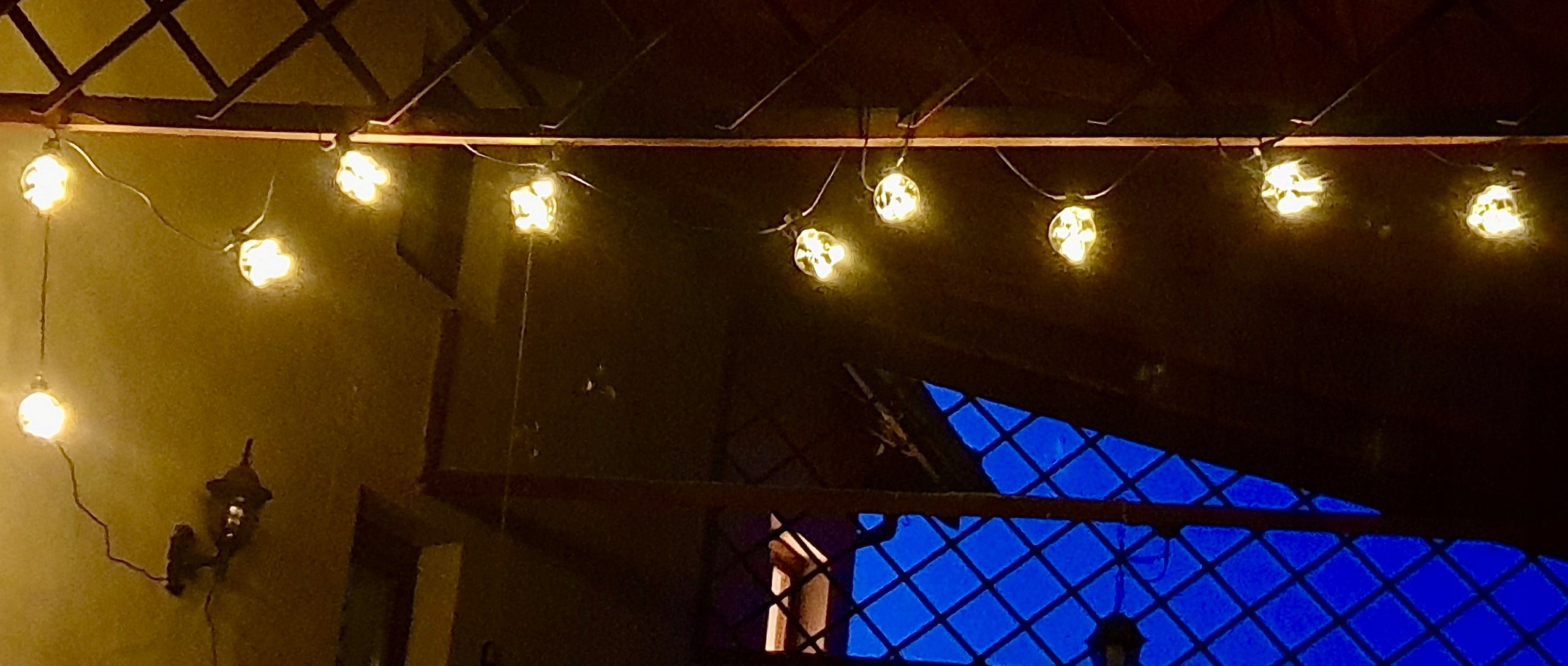 GARDEN GARLAND LIGHT CHAIN 4.5M + 10x LED Length 4 cm