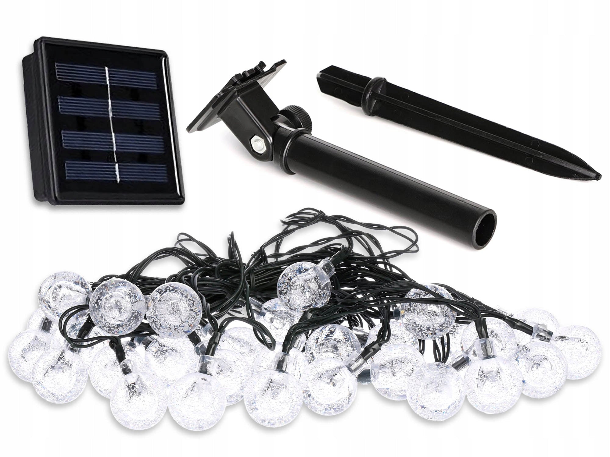 GARDEN GARLAND SOLAR LIGHT 13M 50 LED BALLS GARDEN LIGHTS CHAIN EAN (GTIN) 5905476779083