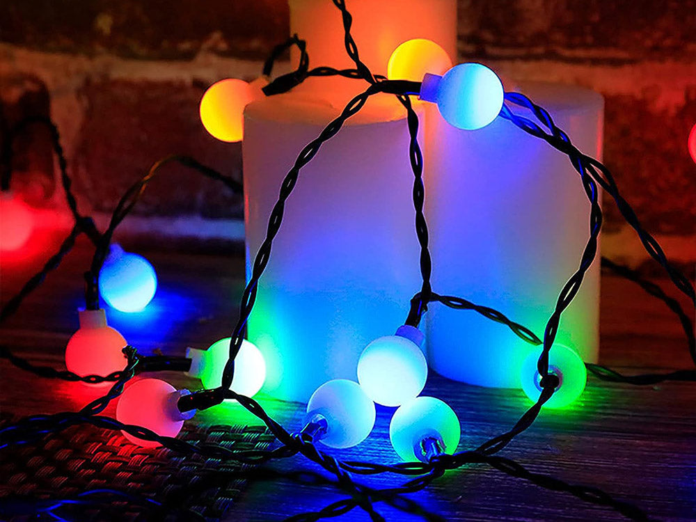 GARDEN GARLAND SOLAR LIGHT CHAIN LAMP 20 LED MULTICOLOR EAN (GTIN) 6953011710779