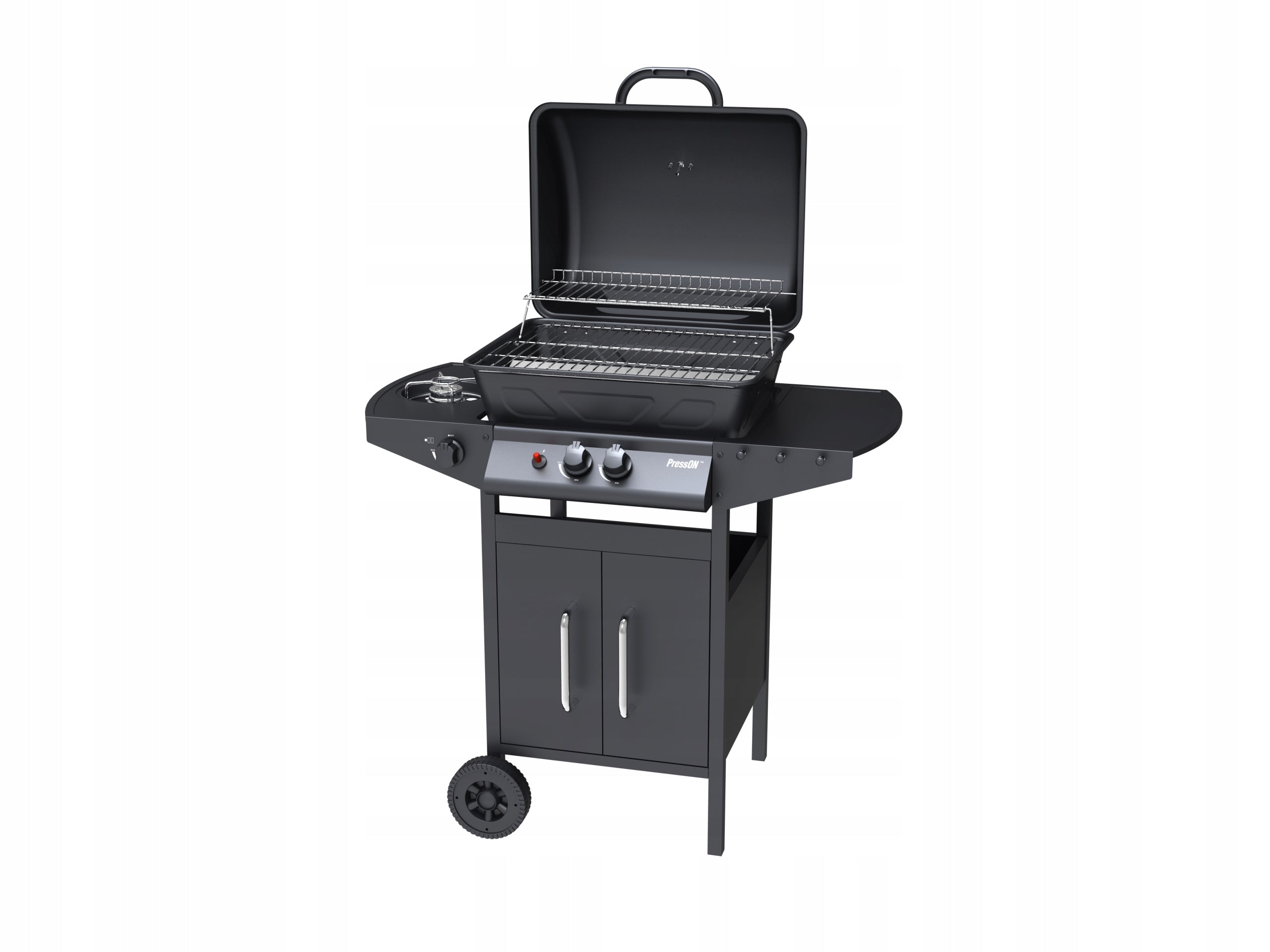 GARDEN GAS GRILL 2+1 8kW LARGE GRATE CABINET SIDE BURNER THERMOMETER Manufacturer code GRILL GAZOWY OGRODOWY 2+1 8kW