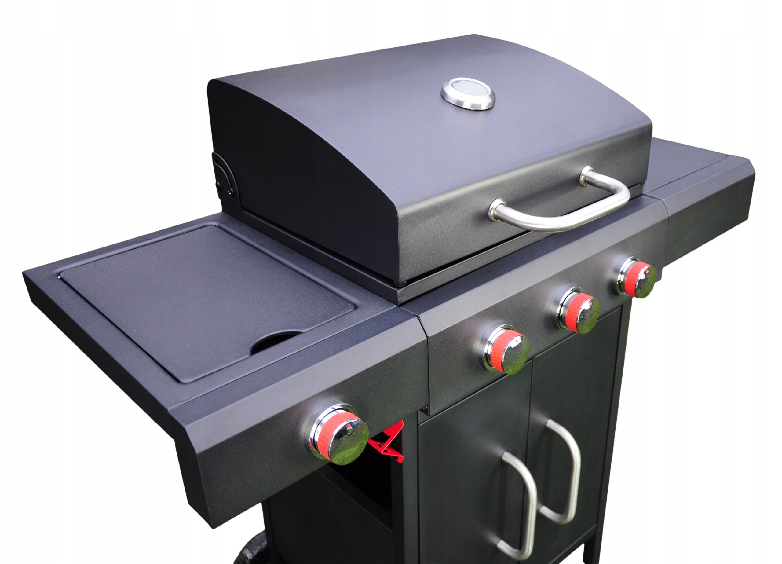 GARDEN GAS GRILL 3+1 11,6kW LARGE GRATE CABINET Grill width 111 cm