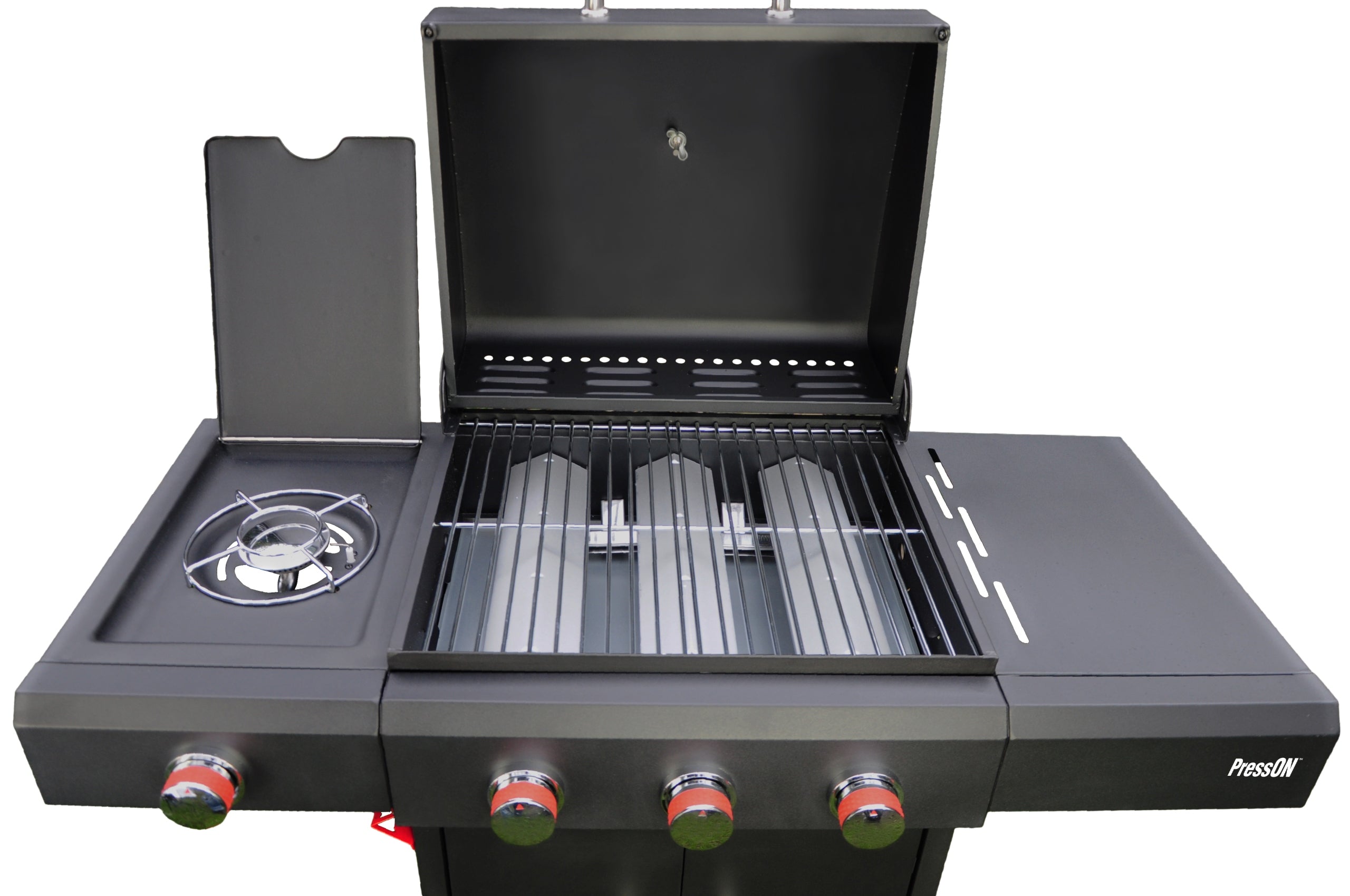 GARDEN GAS GRILL 3+1 11,6kW LARGE GRATE CABINET Number of burners 5