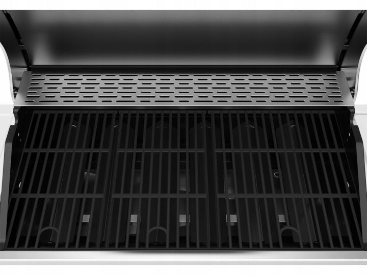 GARDEN GAS GRILL 6+1 SIDE BURNER 7 BURNERS COVER CAST IRON GRATE Grill width 144 cm