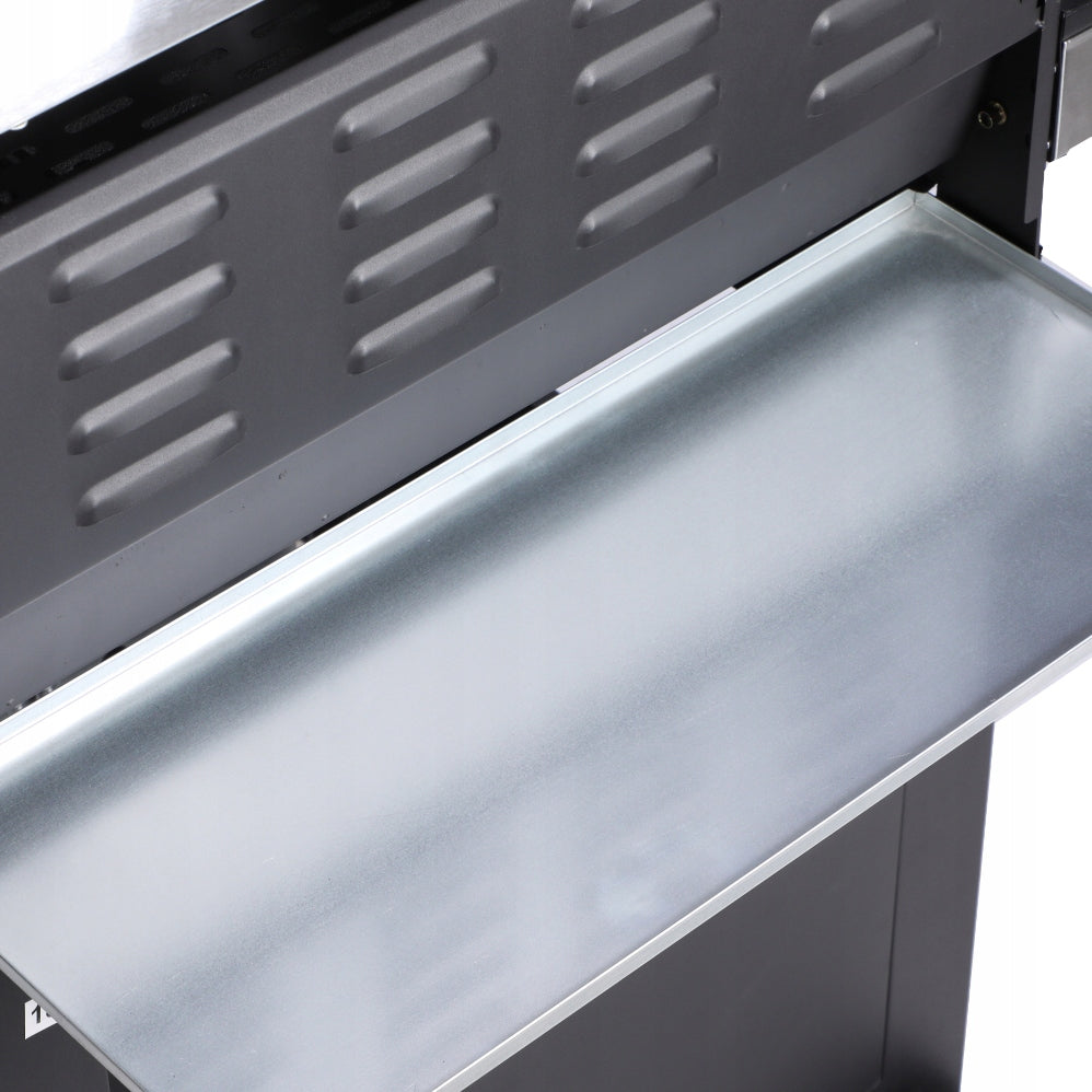 GARDEN GAS GRILL LANDGRAF 13,7 kW CAST IRON GRATE PLACE FOR CYLINDER Grill height 110 cm