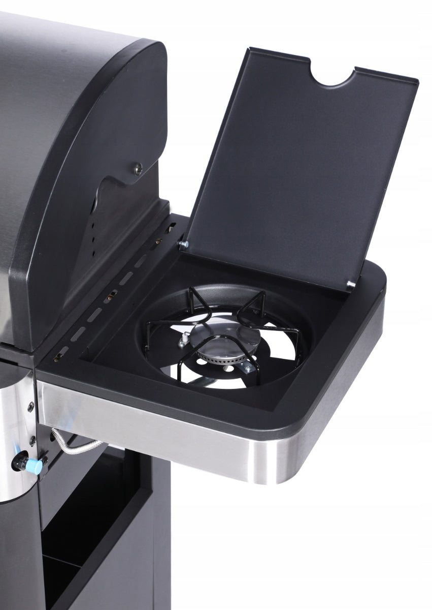GARDEN GAS GRILL LANDGRAF 13,7 kW CAST IRON GRATE PLACE FOR CYLINDER Manufacturer code LG03