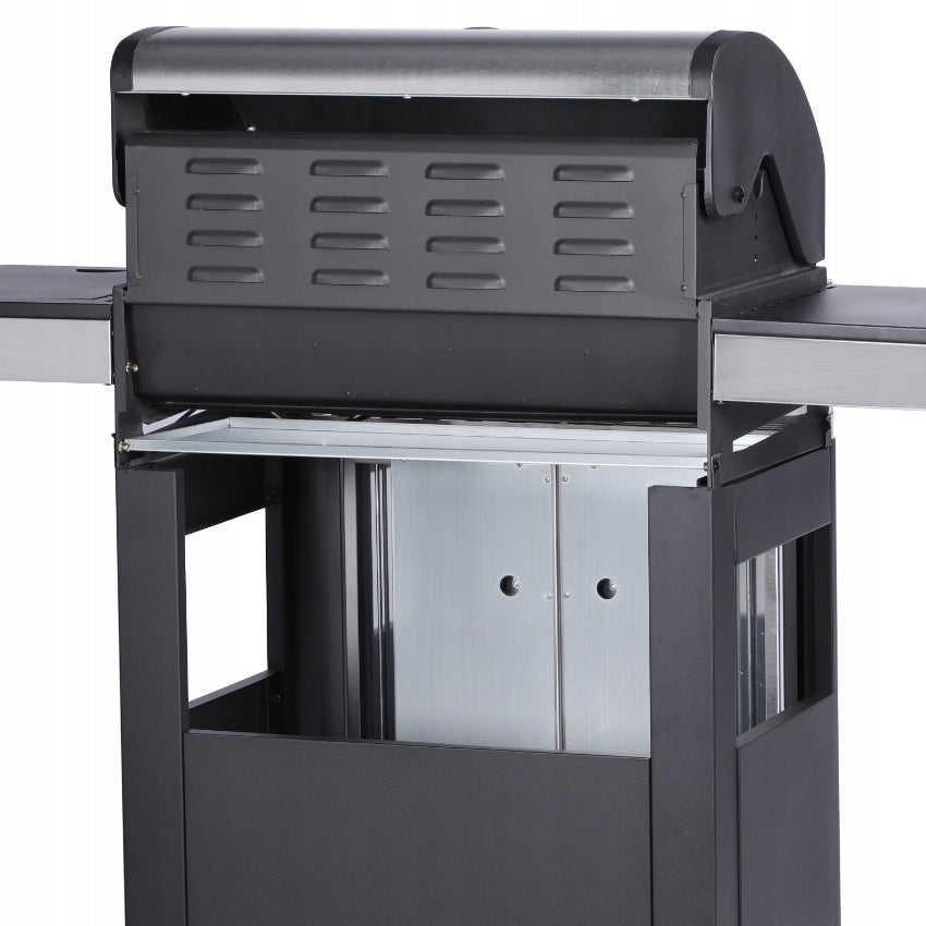 GARDEN GAS GRILL LANDGRAF 13,7 kW CAST IRON GRATE PLACE FOR CYLINDER Power 13.7 kW