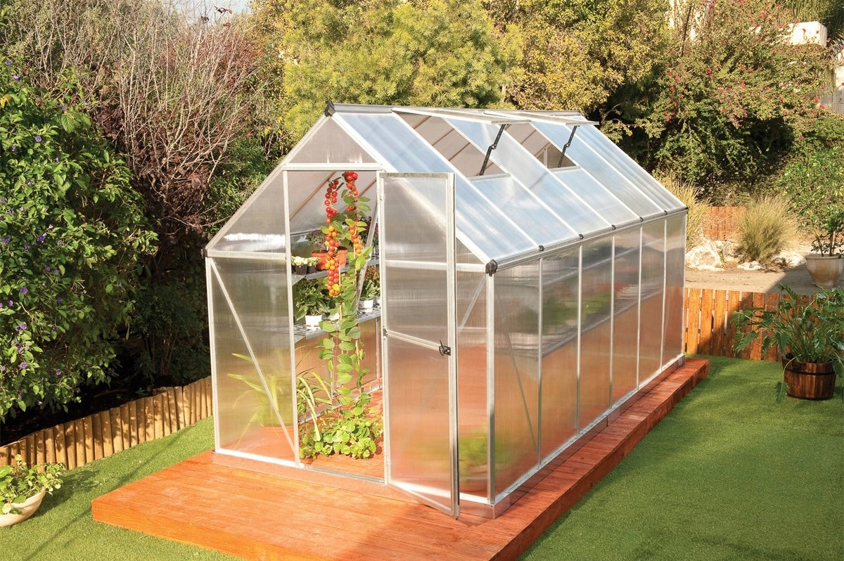 GARDEN GREENHOUSE SAVANA 8,3m2 POLYCARBONATE 3,6 x 2,5 m x 195 cm