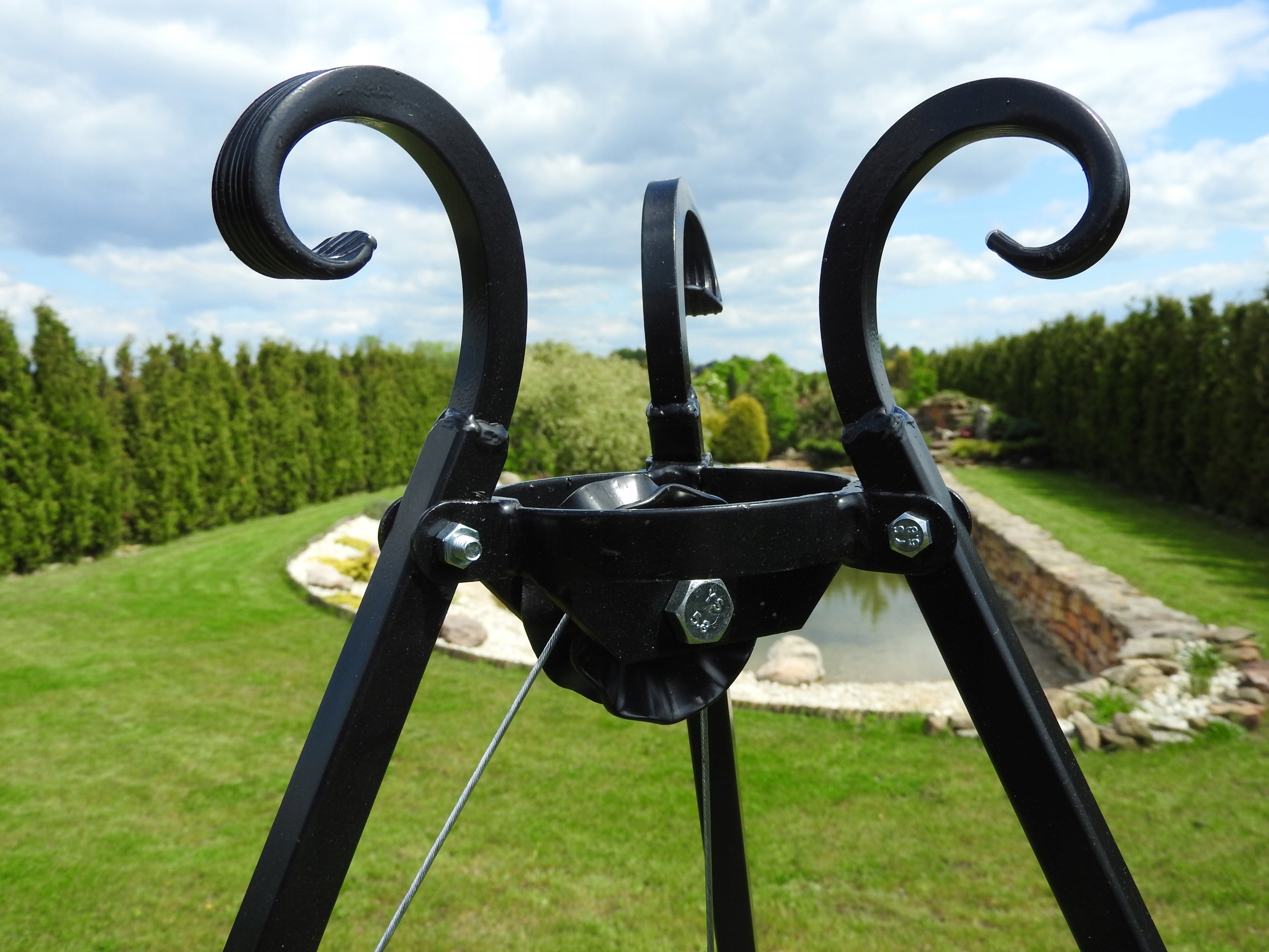 GARDEN GRILL FOCAL TRIPOD 194 GRATE FI 70 STAINLESS STEEL HEARTH Manufacturer code Grill ruszt 70 cm Nierdzewny + Palenisko