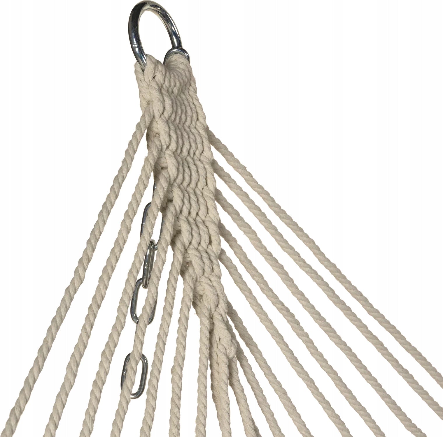 GARDEN HAMMOCK DOUBLE LARGE WITH PILLOWS AND BAR LUVERNO Color gray