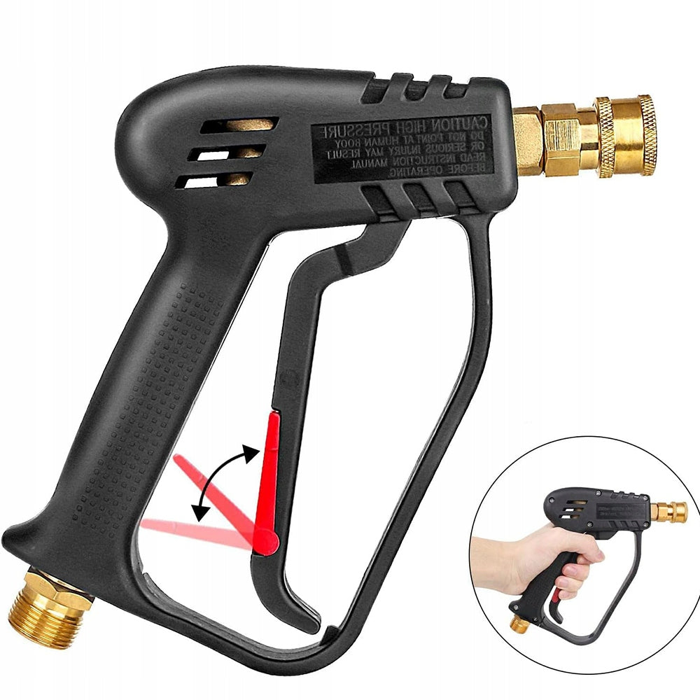 GARDEN HOSE NOZZLE CAR WASH GUN WITH 5 WATER NOZZLES Brand no brand