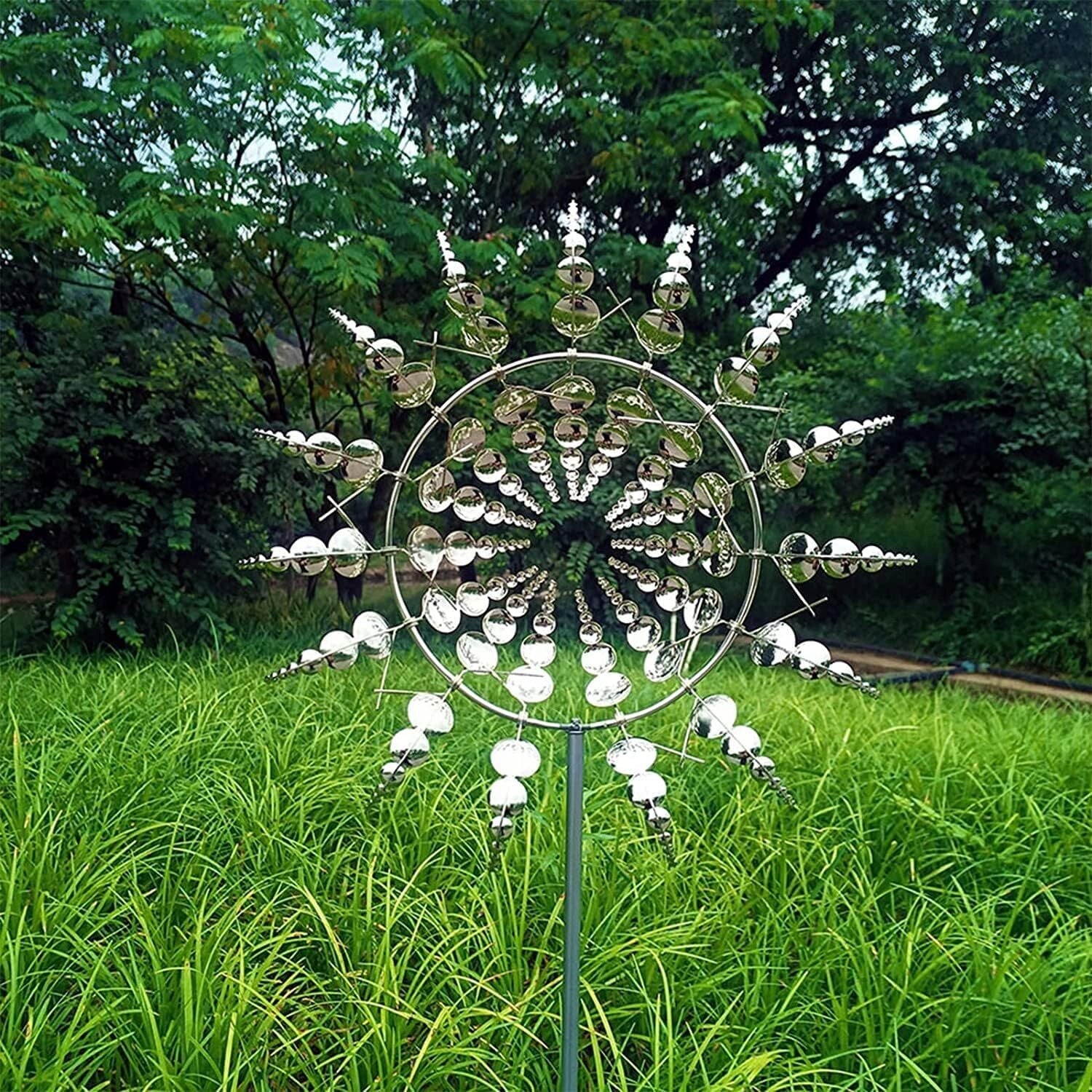 GARDEN KINETIC WINDMILL METAL DECORATIVE SPINNER Manufacturer code 3831127556630