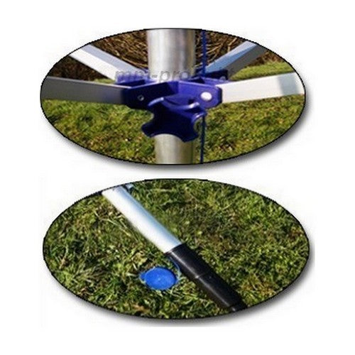 GARDEN LAUNDRY DRYER 50m cords + screw-in anchor (screw) Unfolded width 200 cm