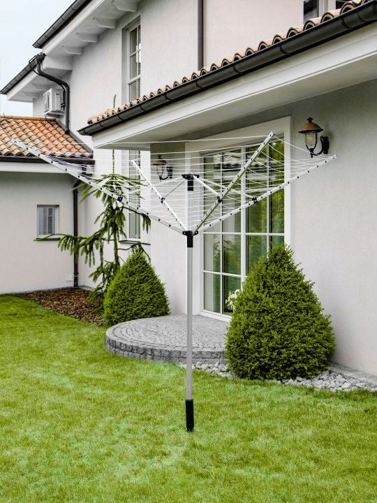 GARDEN LAUNDRY DRYER 60 METERS DRYING AREA DRILL COVER Manufacturer code SUSZARKA NA PRANIE OGRODOWA ŚWIDER POKROWIEC