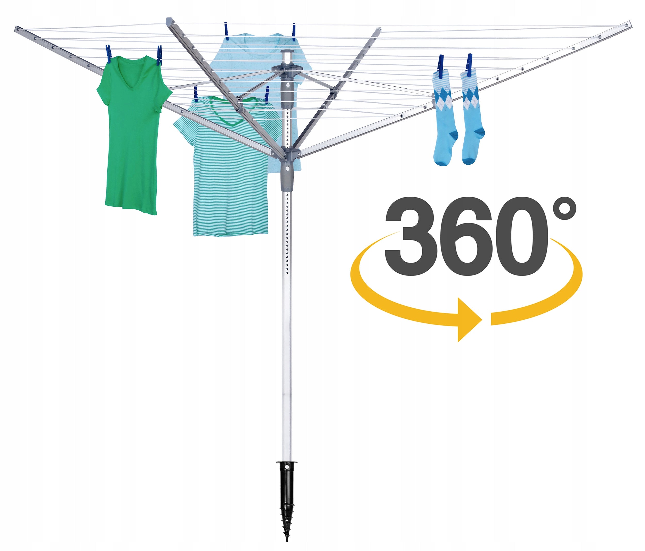GARDEN LAUNDRY DRYER GOBI HANGING OUTDOOR FOR GARDEN FOR SUMMER Total height 180 cm