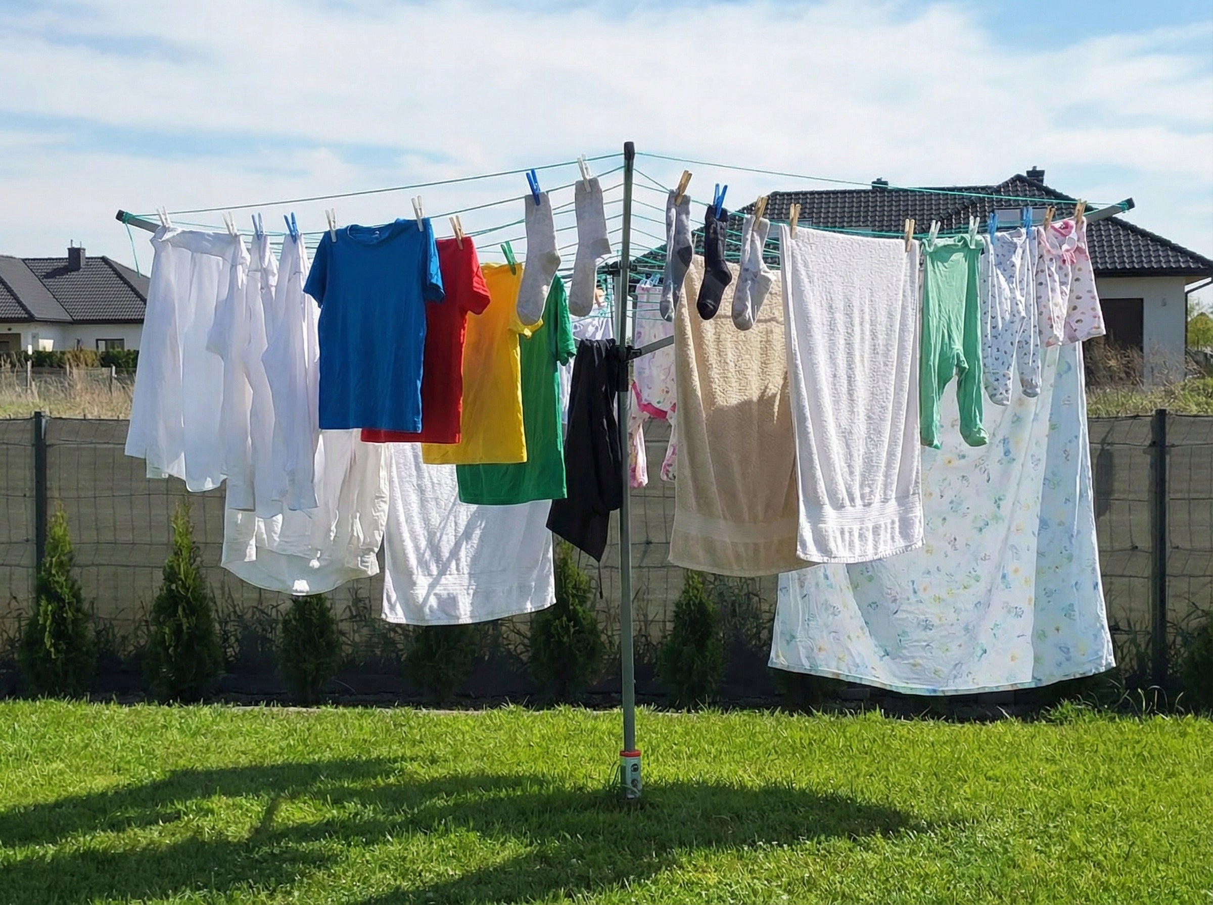 GARDEN LAUNDRY DRYER OUTDOOR 4 SHOULDER FREEBIE COVER Kind Stationary