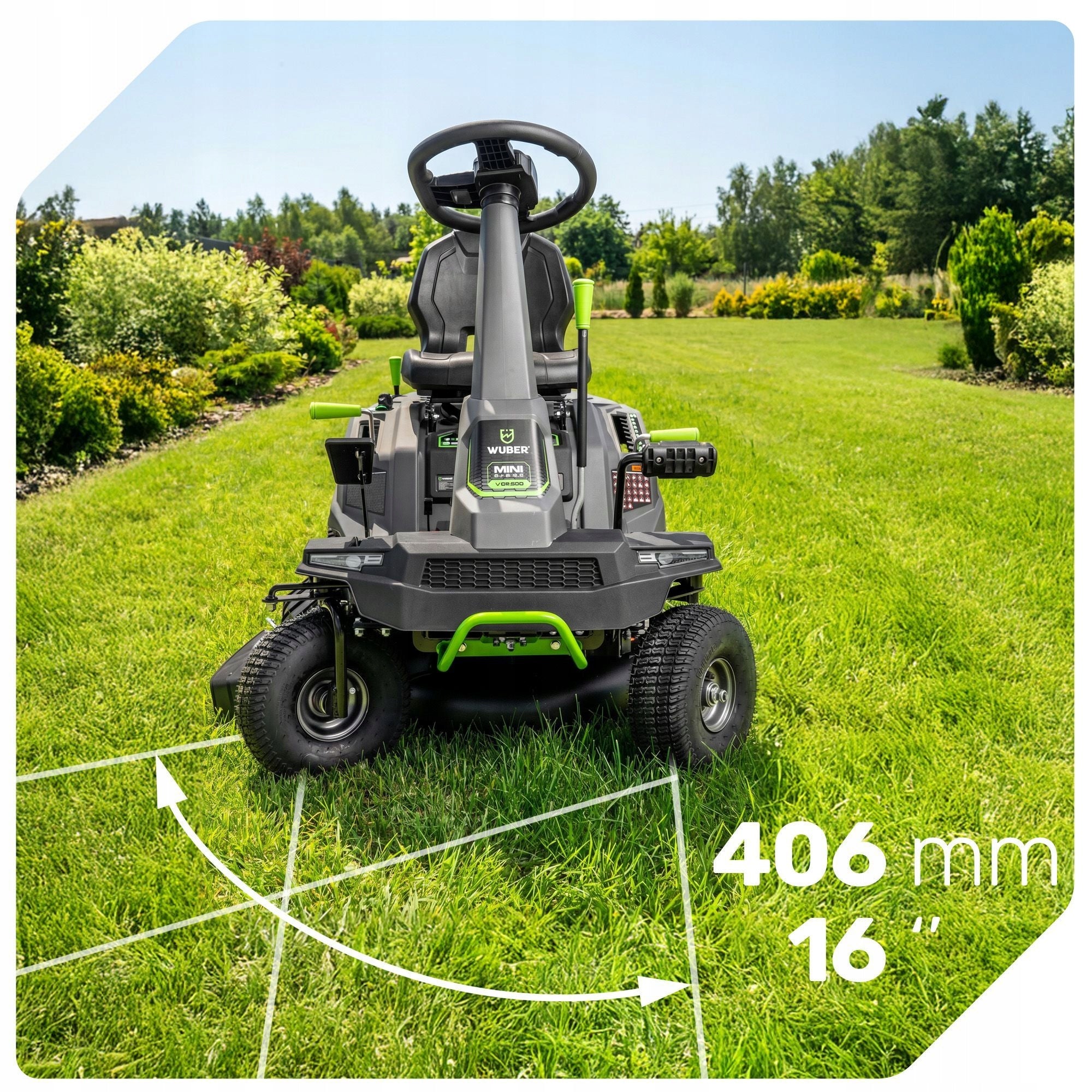 GARDEN LAWN MOWER WITH BASKET 150L / 61cm / 6,12KM STRONG RETURNABLE 4in1 Basket capacity 150 l