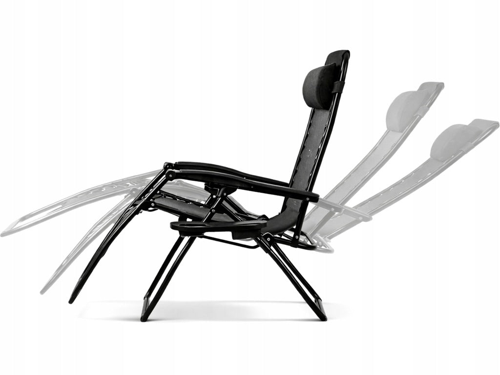 GARDEN LOUNGER 2 PCS SET BEACH CHAIR GRAVITY GRILL TABLE CHAIR Manufacturer code GQ94071