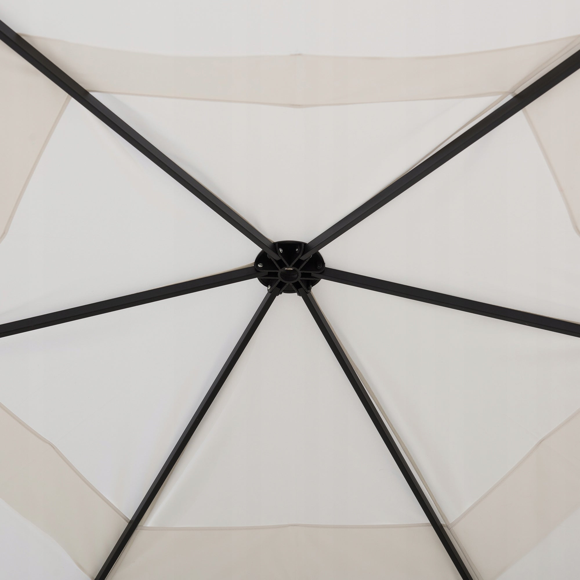 GARDEN PAVILION 340 cm TENT POP UP EXPRESS WHITE FOLDING ROUND Type pavilion