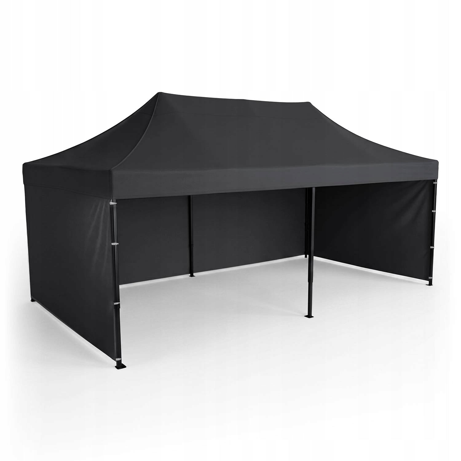 GARDEN PAVILION 3x6 M TRADE TENT EXPRESS AUTOMATIC BLACK Length 6 m