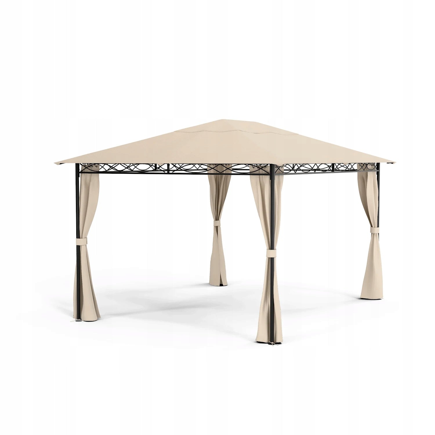 GARDEN PAVILION FOR TERRACE GARDEN GAZEBO PARTY TENT 3X4M BLINDS Manufacturer Blumfeldt