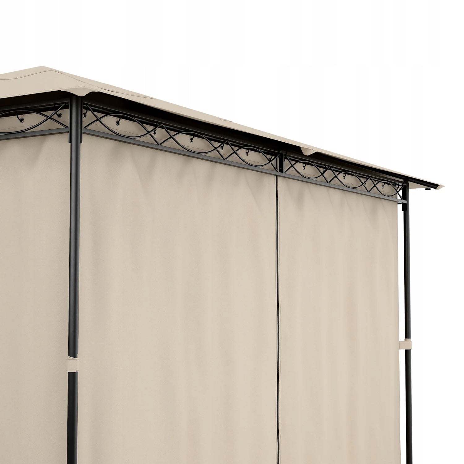 GARDEN PAVILION FOR TERRACE GARDEN GAZEBO PARTY TENT 3X4M BLINDS Number of side walls 4 walls