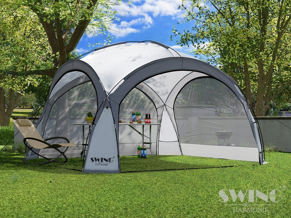 GARDEN PAVILION PARTY DOME 4,5x4,5m ANTHRACITE EVENT FOR JACUZZI EAN (GTIN) 4054748019066