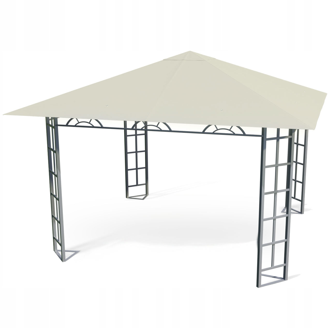 GARDEN PAVILION TENT GAZEBO FOR PARTY TERRACE 3x3m 4 WALLS Width 3 m