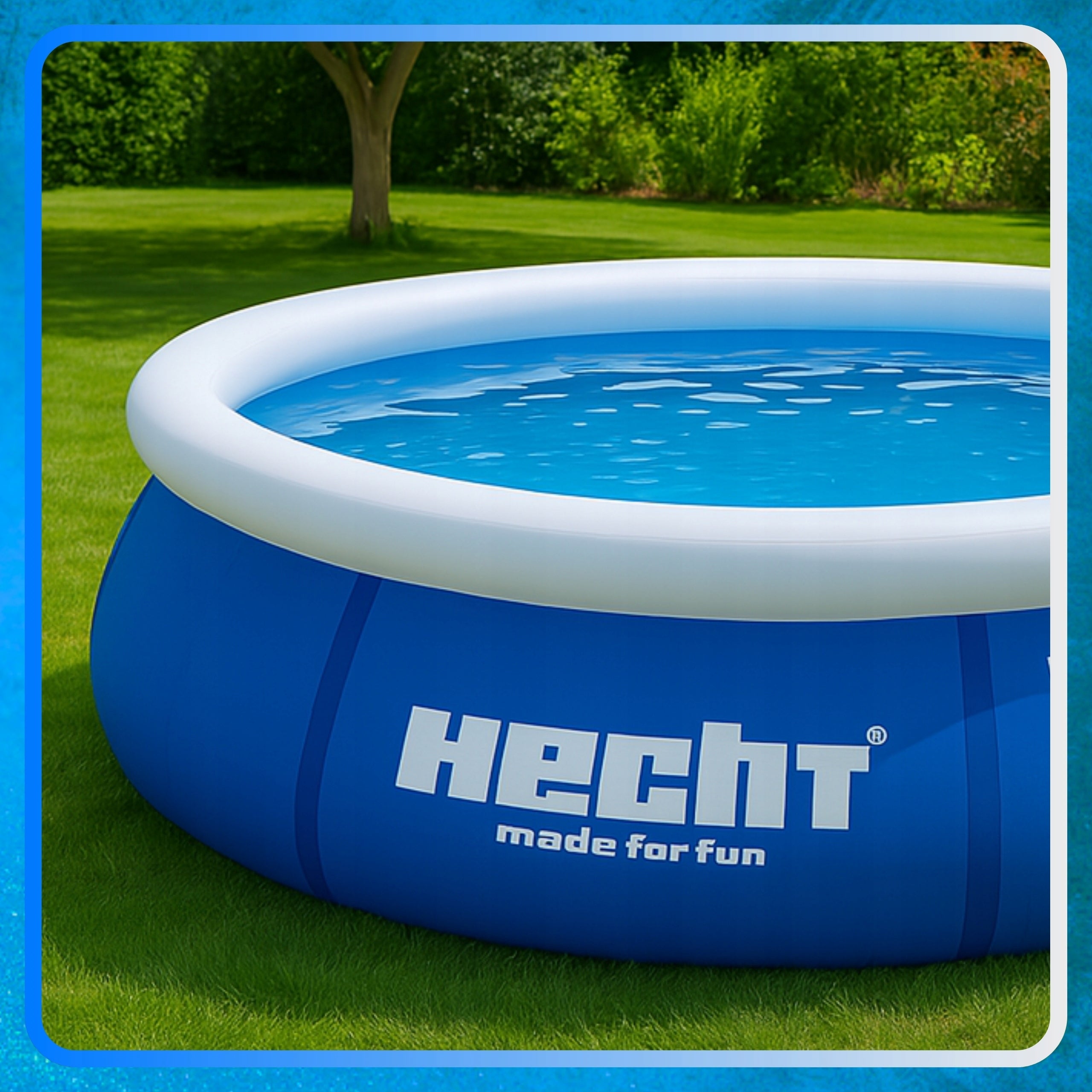 GARDEN POOL 3 LAYERS OF EXPANSION MATERIAL HECHT 3609 360X90CM Brand Hecht