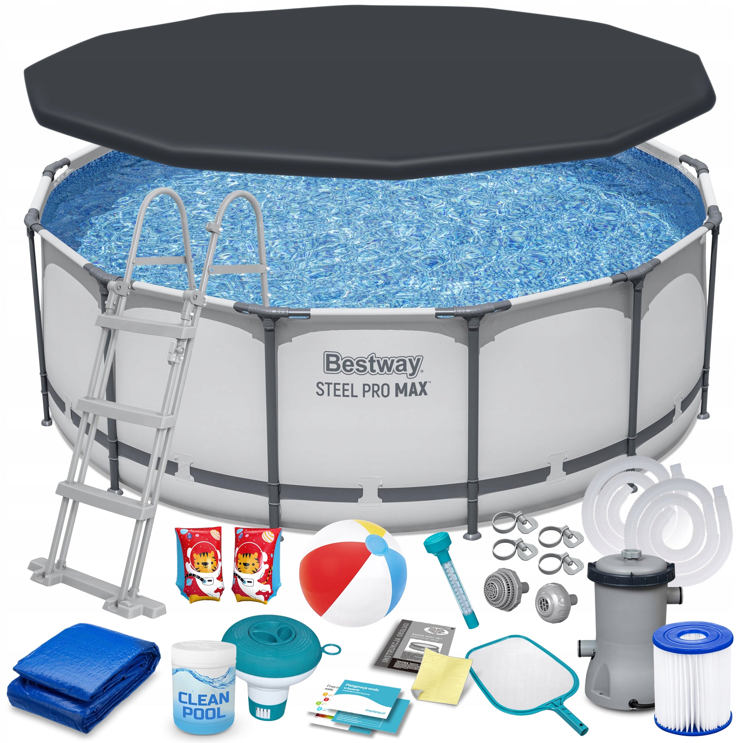 GARDEN POOL FRAME 396x122cm BESTWAY 18in1