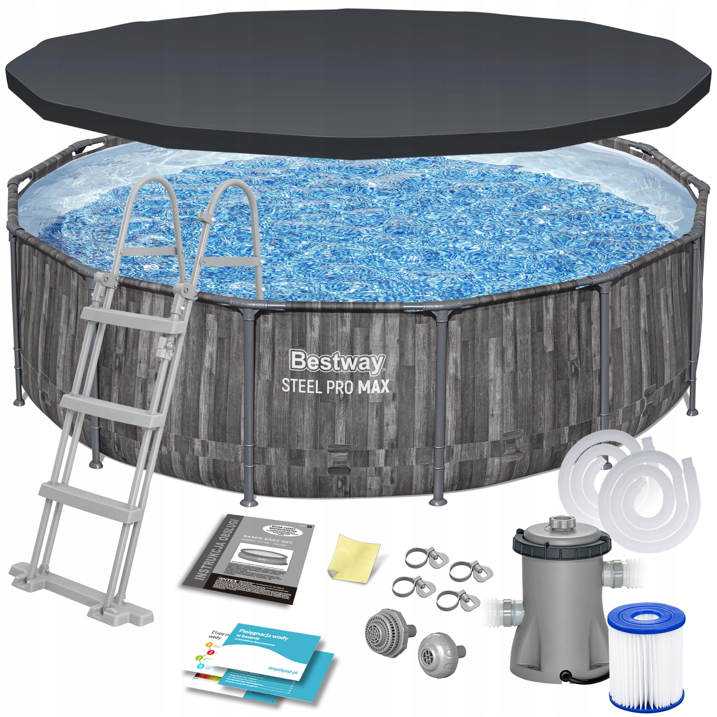 GARDEN POOL FRAME 427x107 cm BESTWAY 11in1