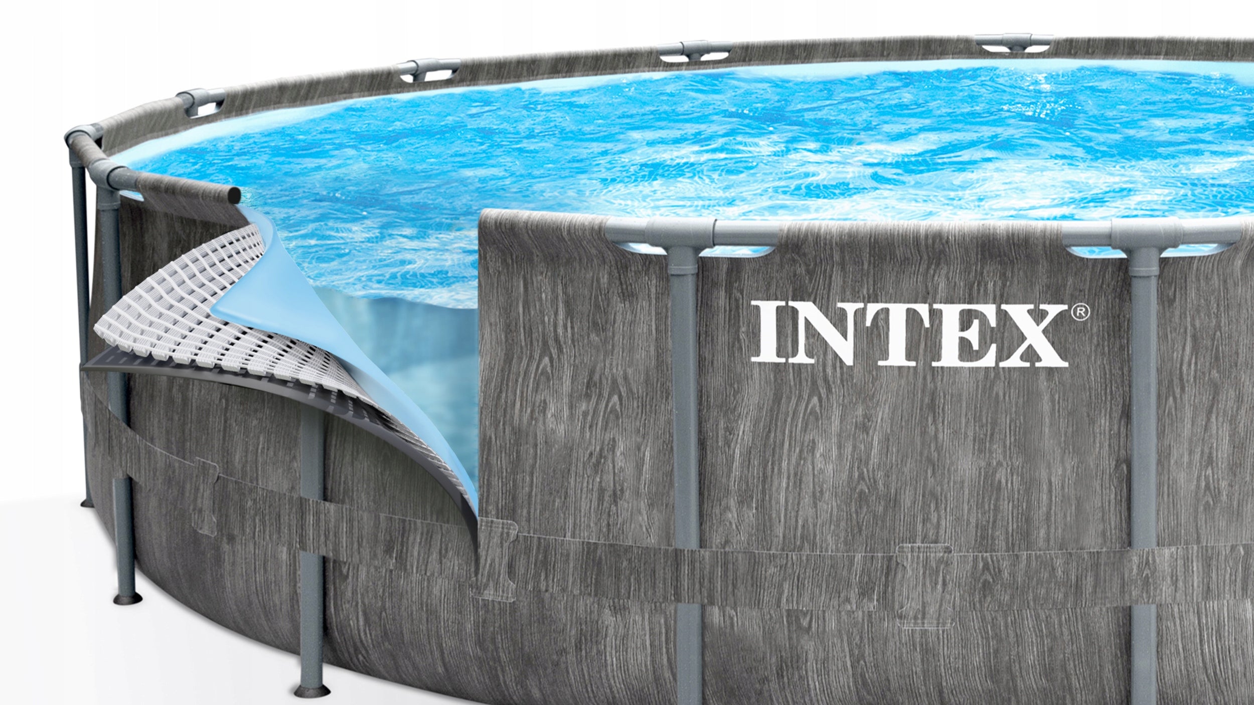 GARDEN POOL FRAME INTEX 457x122 SET 18IN1 Product width 457 cm