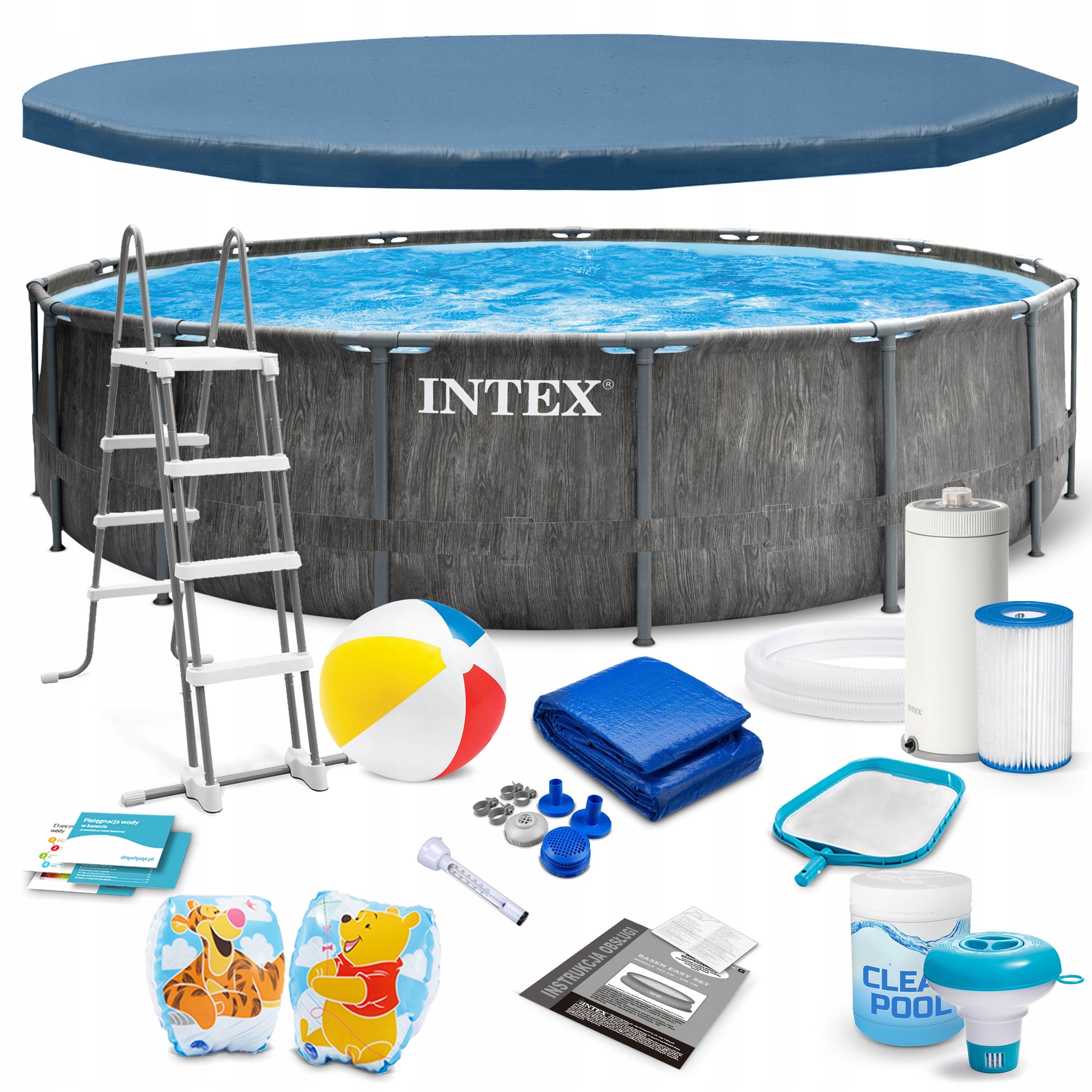 GARDEN POOL FRAME INTEX 457x122 SET 18IN1