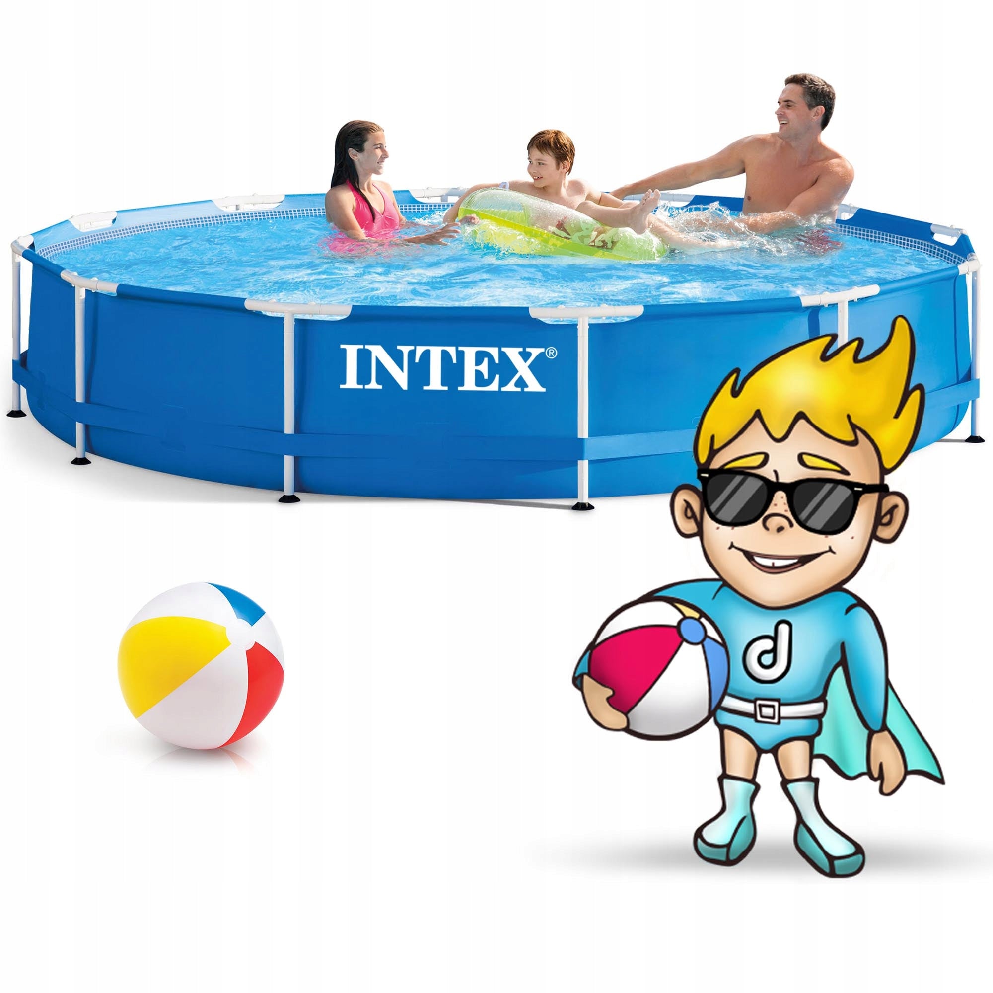 GARDEN POOL MAX SET 366x76 INTEX 28212 15in1A Brand Intex